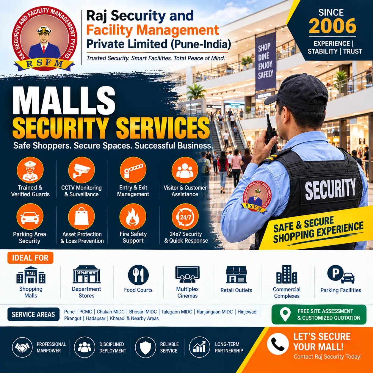Mall Security Services in Pune