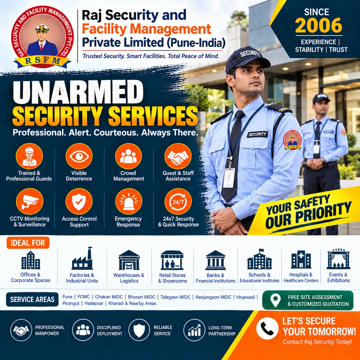 Unarmed Security Services in Pune